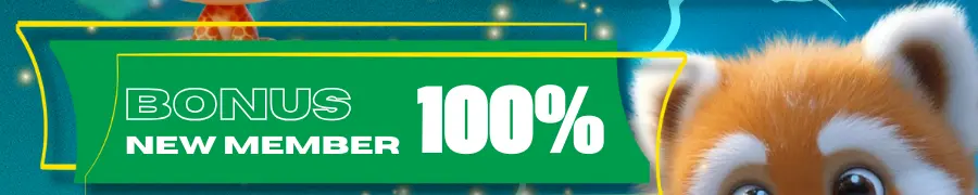 BONUS NEW MEMBER 100%